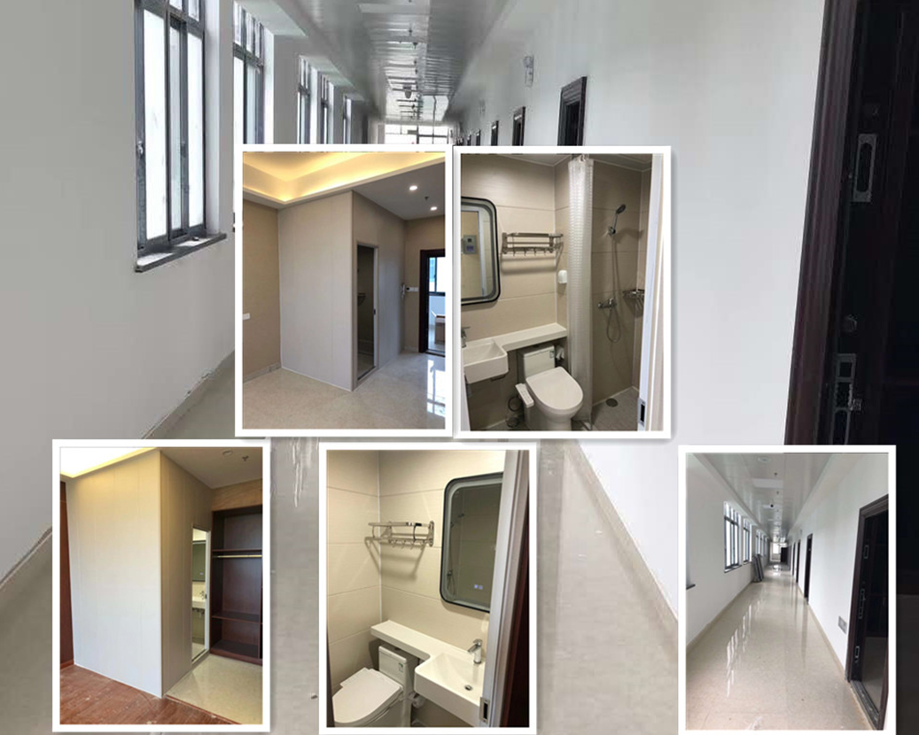 Ký túc xá nhân viên nhà máy điện tử Thường Châu Zhongrui, sử dụng các mẫu trọn gói Kounor BS1521
