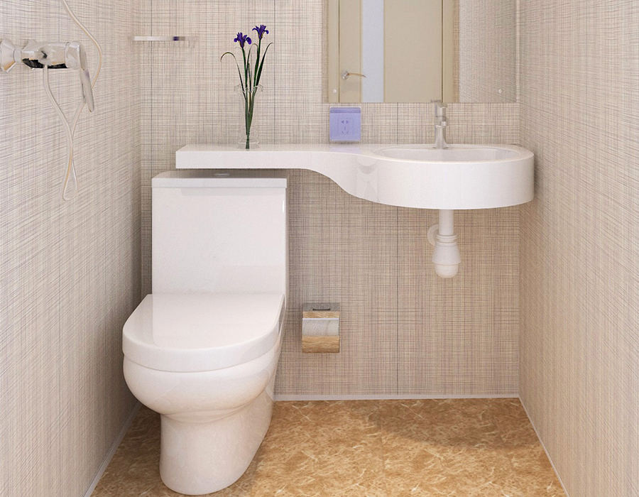 Đơn vị phòng tắm đúc sẵn mô-đun khách sạn bằng sợi nhựa PEC toàn bảng