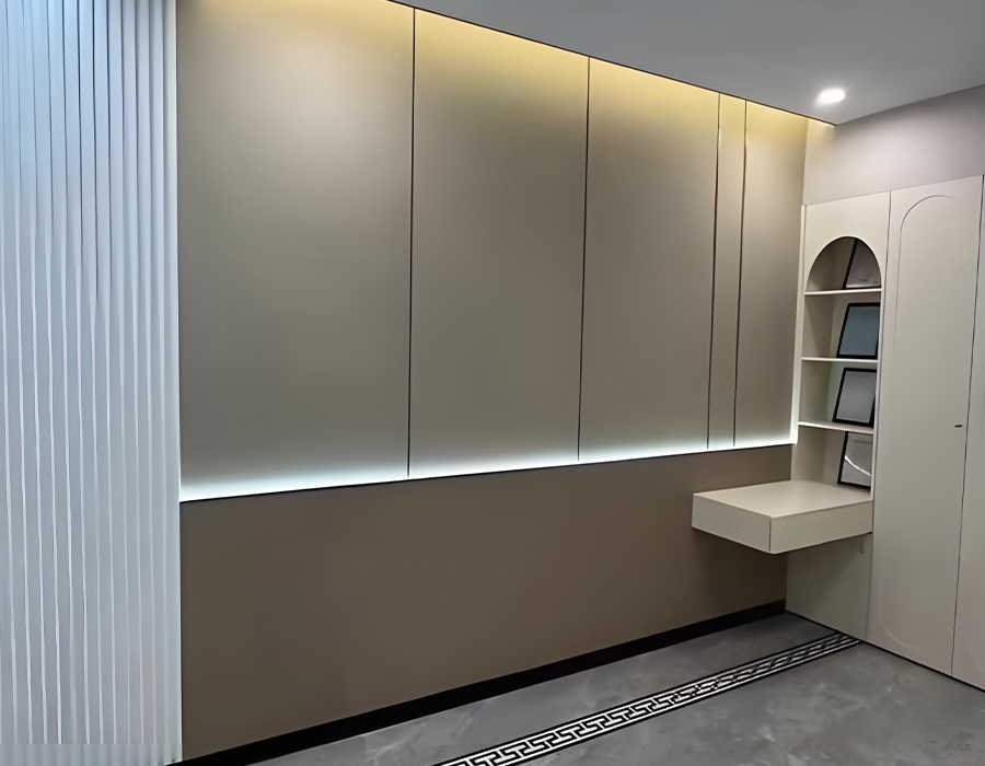 Tấm ốp tường trang trí bằng gỗ lắp ráp nhanh