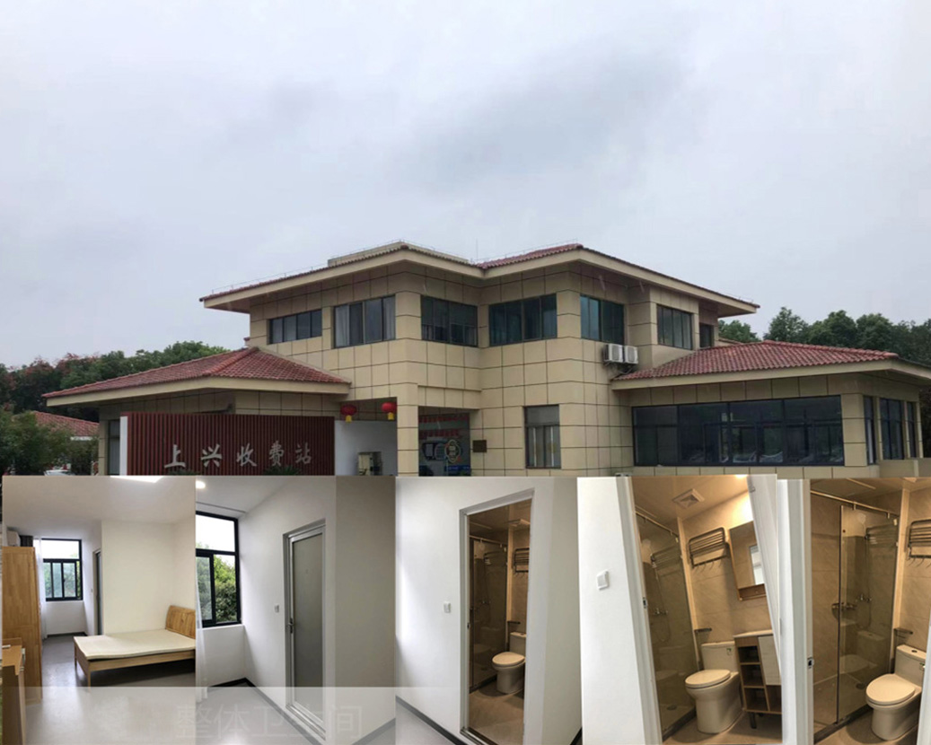 Trạm thu phí Thượng Hưng áp dụng các mô hình phòng tắm toàn sàn Bestmoor 1721 và 1519.